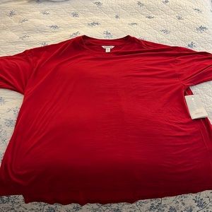 Athleta NEVER worn Tranquility Top Red